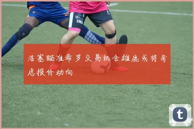活塞瞄准希罗交易机会雄鹿或将考虑报价动向