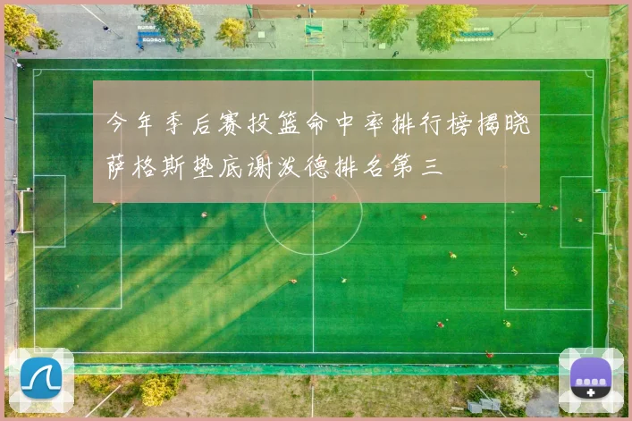 今年季后赛投篮命中率排行榜揭晓萨格斯垫底谢泼德排名第三